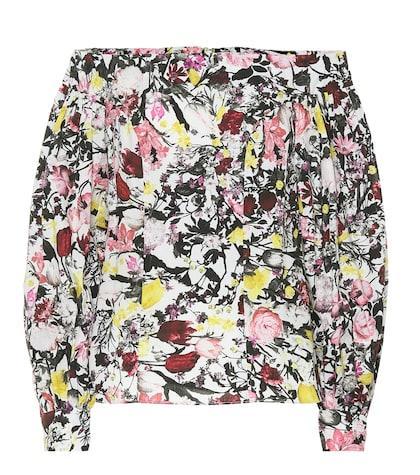 Erdem Dayla Floral Cotton Top