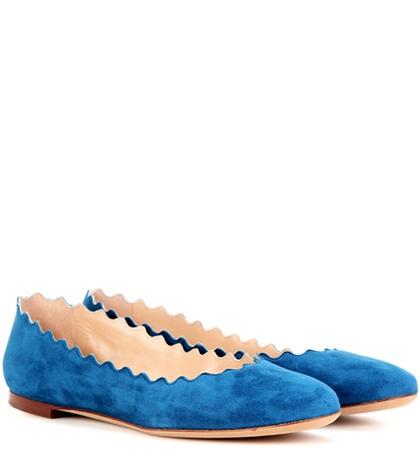 Stone Paris Lauren Suede Ballerinas