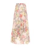 Fendi Printed Cotton And Silk Skirt