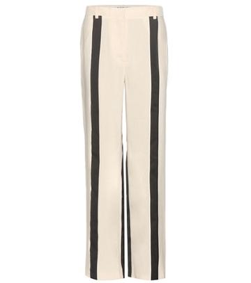 81hours Obel Striped Linen-blend Trousers