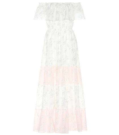 Church's Printed Cotton And Silk Dress