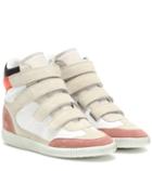 Isabel Marant Bilsy Leather High-top Sneakers