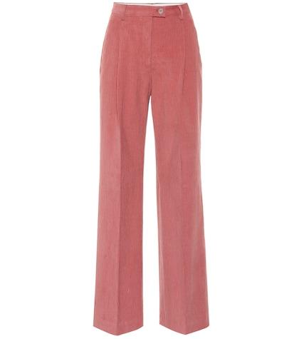 Acne Studios Textured Stretch-cotton Flared Pants