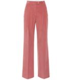 Acne Studios Textured Stretch-cotton Flared Pants