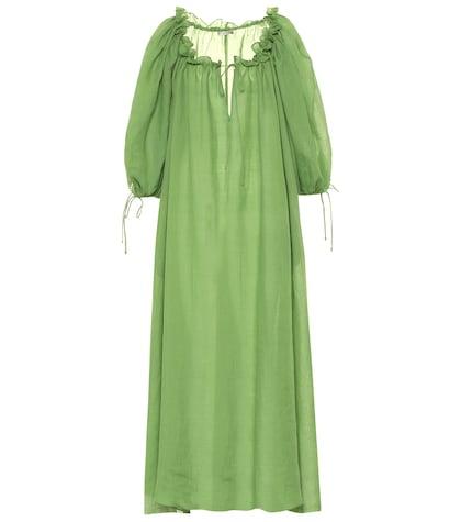 Three Graces London Exclusive To Mytheresa – Almost A Honey Moon Ramie Dress