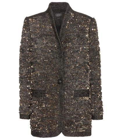 Bottega Veneta Ta Embellished Wool Jacket