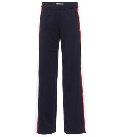 Tory Sport Cotton-blend Striped Trackpants