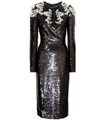 Dolce & Gabbana Crystal-embellished Sequin Dress