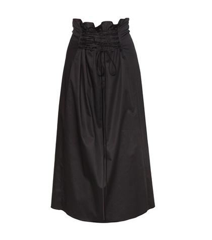 The Row Daul Stretch-cotton Skirt