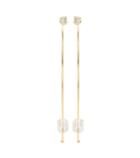 Loren Stewart Hook 14kt Gold Earrings With Diamonds