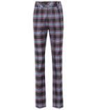 Matthew Adams Dolan Checked Wool-blend Pants