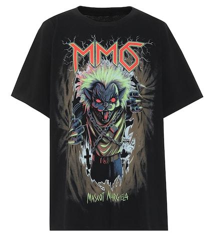 Mm6 Maison Margiela Printed Cotton Jersey T-shirt