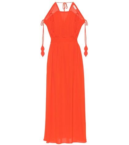Tory Burch Evalene Crêpe Maxi Dress