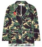 Off-white Camouflage Printed Silk Blouse
