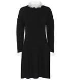 Philosophy Di Lorenzo Serafini Lace-trimmed Wool-blend Dress