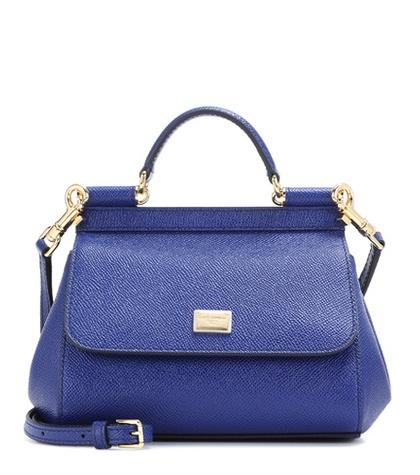 Dolce & Gabbana Sicily Leather Shoulder Bag