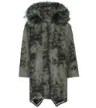 Church's Fur-trimmed Wool Coat