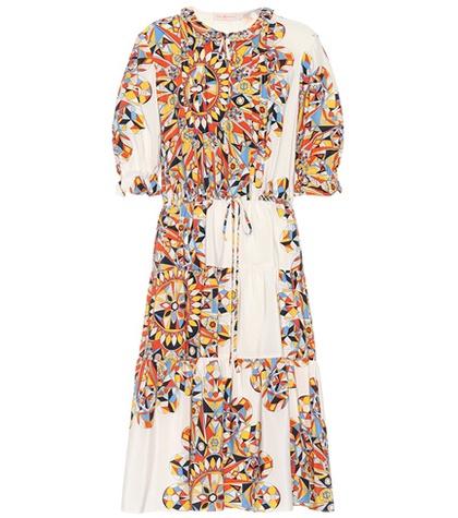 Tory Burch Arabella Printed Silk Dress