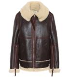 Prada Shearling And Leather Jacket