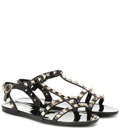 Oscar De La Renta Valentino Garavani Rockstud Pvc Sandals