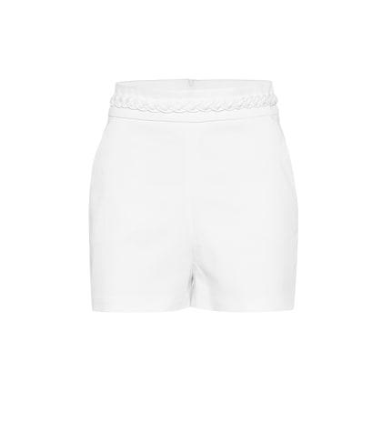 Redvalentino High-rise Stretch Cotton Shorts