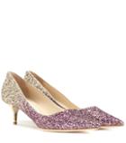 Jil Sander Aza Glitter Pumps