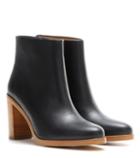 A.p.c. Chic Leather Ankle Boots