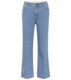 Stella Mccartney Cropped Wide-leg Jeans