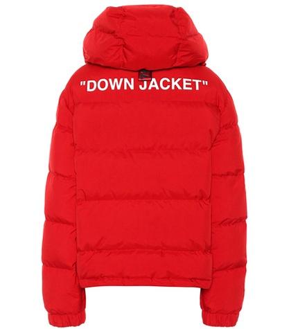 Off-white Hooded Down Puffer Jacket