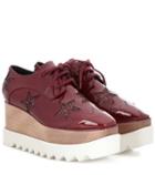 Stella Mccartney Britt Glitter Platform Derby Shoes
