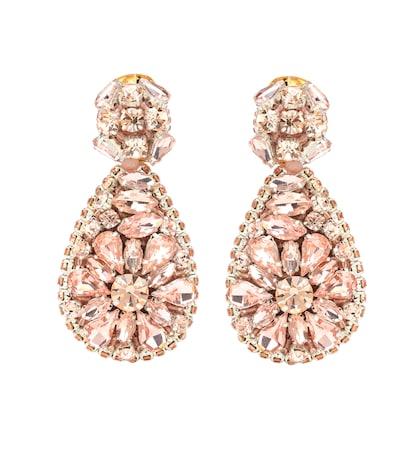 Max Mara Crystal-embellished Earrings