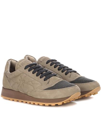 Brunello Cucinelli Suede Sneakers