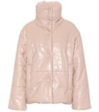 Bottega Veneta Hide Faux Leather Puffer Jacket