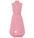 Magda Butrym Striped Cotton Poplin Shirt Dress