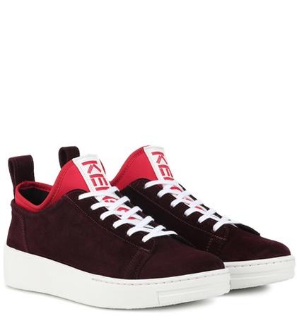 Kenzo K-city Suede Sneakers