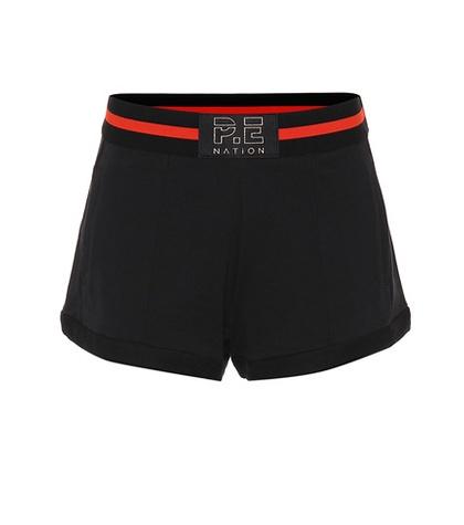 P.e Nation Just For Kicks Cotton Shorts