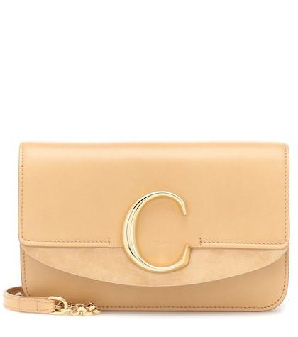 A.p.c. Chloé C Mini Leather Shoulder Bag