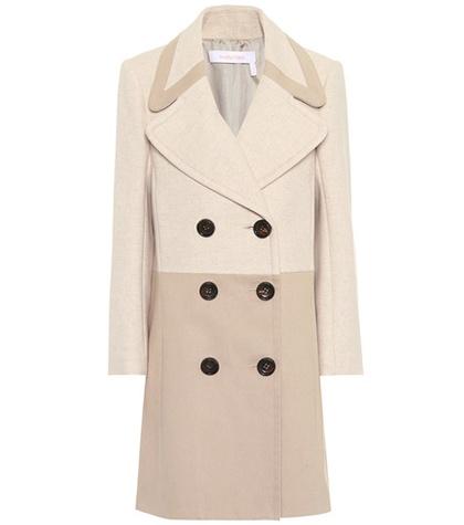 Self-portrait Wool-blend Coat