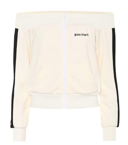 Palm Angels Off-the-shoulder Track Jacket