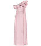 Valentino Silk One-shoulder Gown
