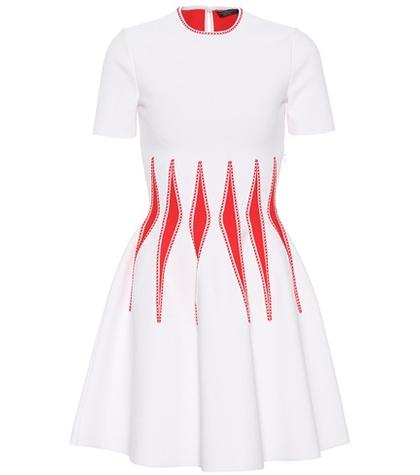 Alexander Mcqueen Jacquard-knit Minidress
