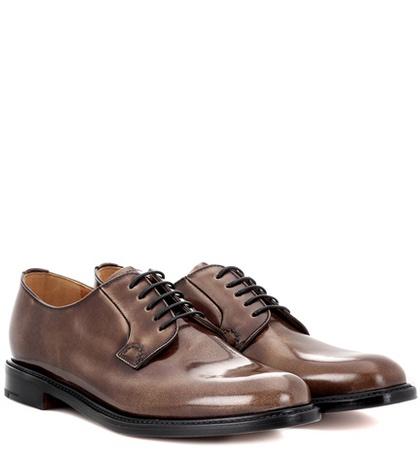 Oscar De La Renta Shannon W2 Leather Derby Shoes