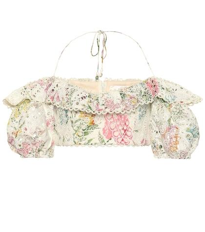 Zimmermann Heathers Off-the-shoulder Top