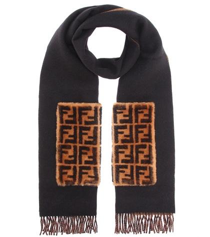 Fendi Wool And Cashmere Scarf
