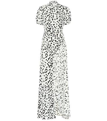 Self-portrait Leopard Printed Maxi Dress