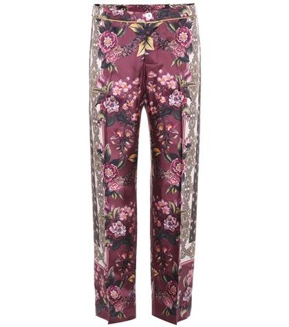 For Restless Sleepers Crono Silk Velvet Trousers