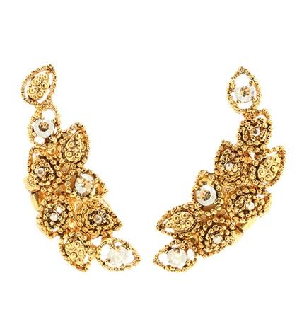 Oscar De La Renta Magnetic Earrings