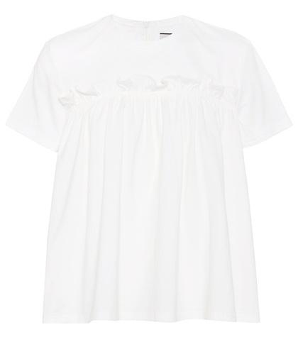 Edit Gathered Cotton T-shirt