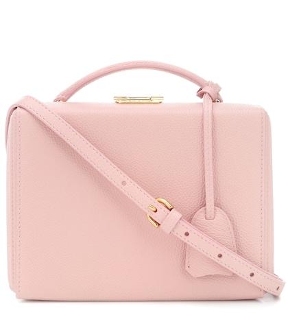 Mark Cross Grace Box Small Leather Shoulder Bag