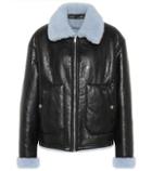 Bvlgari Eyewear Reversible Leather Shearling Jacket